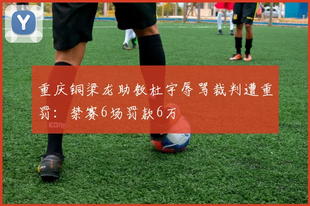 重庆铜梁龙助教杜宇辱骂裁判遭重罚：禁赛6场罚款6万